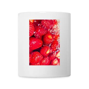 Fresh Strawberries Strawberry Poster - Mug - white - Front