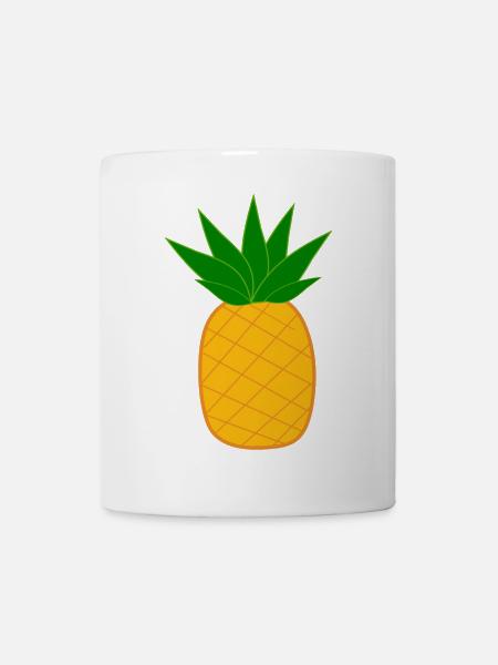 Ananas minimal Geschenk  - Tasse - Weiß