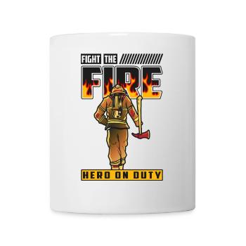 Feuerwehrmann - Tasse - Weiß - Vorne