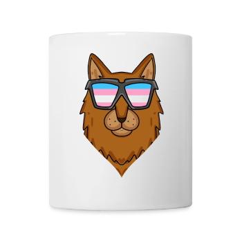 Chat somalien transsexuel transgenre - Mug blanc - blanc - Devant