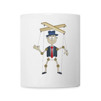 Une marionnette amusante - Mug blanc - blanc - Devant