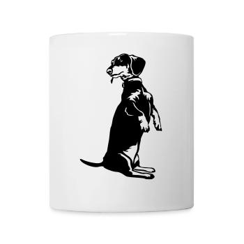 Dachshund - Mug - white - Front
