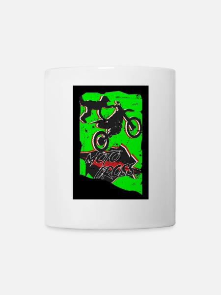Motocross - Kop/krus - hvid