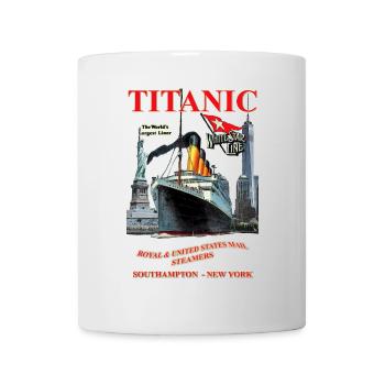 TITANIC liner creation Louis RUNEMBERG © Adagp - Mug - white - Front