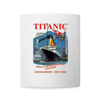 TITANIC liner creation Louis RUNEMBERG © Adagp - Mug - white - Front