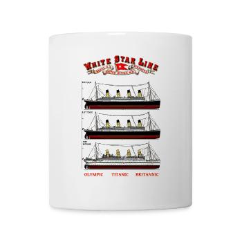 TITANIC BRITANIC creation Louis RUNEMBERG © Adagp - Mug - white - Front