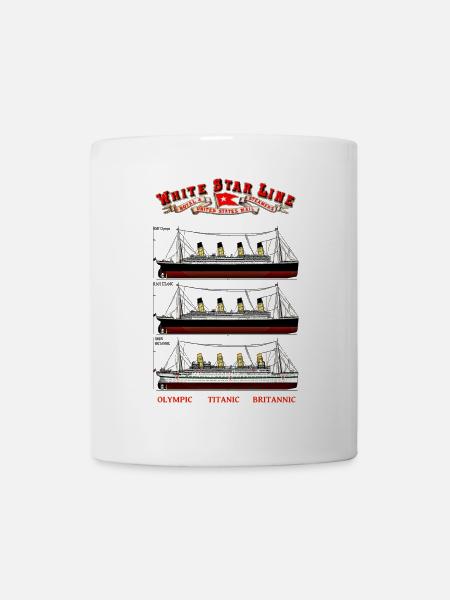 TITANIC BRITANIC Kreation Louis RUNEMBERG © Adagp - Tasse - Weiß