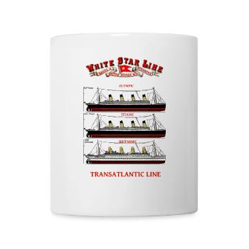 TITANIC BRITANIC Kreation Louis RUNEMBERG © Adagp - Tasse - Weiß - Vorne