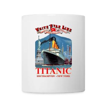 TITANIC NY Kreation Louis RUNEMBERG © Adagp - Tasse - Weiß - Vorne