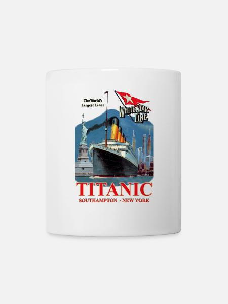 TITANIC NEW YORK CREA LOUIS RUNEMBERG © Adagp - Mug blanc - blanc