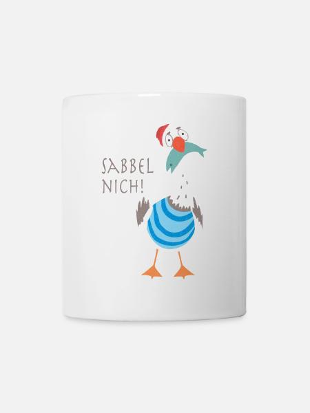 Sabbel nich Norddeutsch Plattdeutsch - Tasse - Weiß