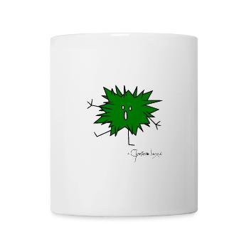 Flauschtier stachelig - Bestiolus Spinosus - Tasse - Weiß - Vorne