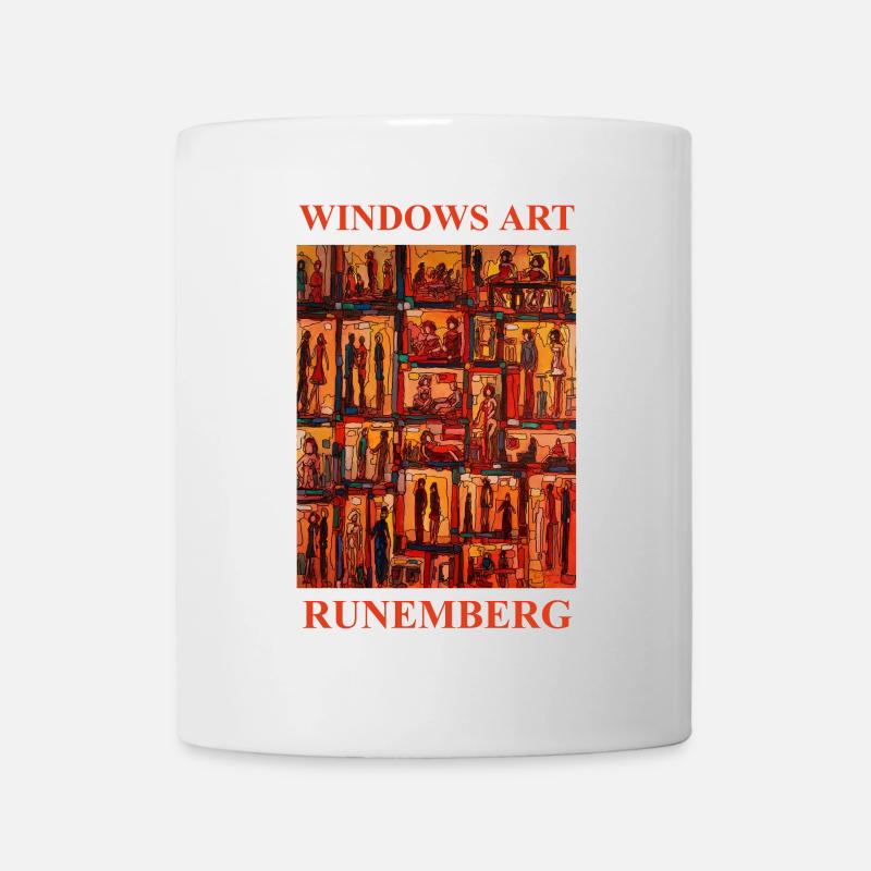 WINDOWS ART LOUIS RUNEMBERG ADAGP - Mug blanc - blanc