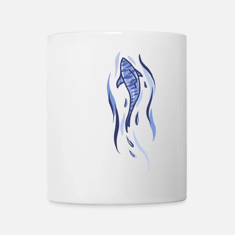 Illustration de requin - Mug blanc - blanc