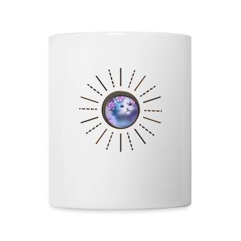 Süßes Kätzchen in sanften Farben - Tasse - Weiß - Vorne