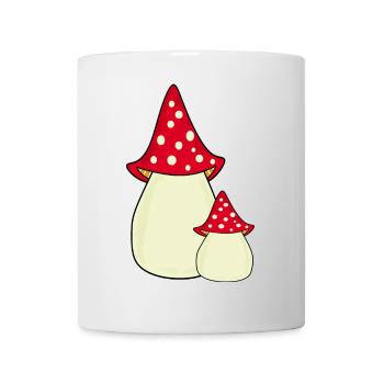 Toadstool, mushroom in the woods gift - Mug - white - Front