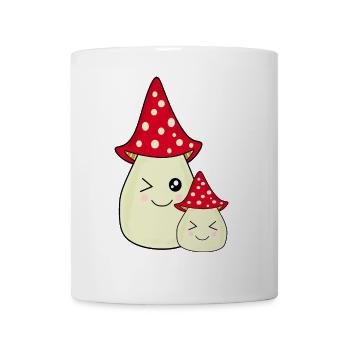 Kawaii Fliegenpilz Kawaii Sticker Kawaii clothes - Tasse - Weiß - Vorne