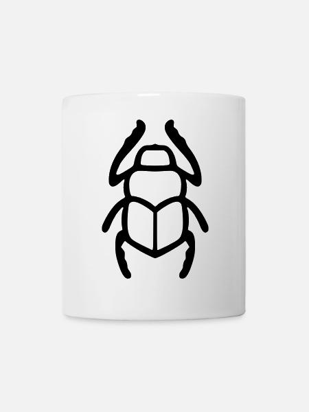Scarab hieroglyph - Mug - white