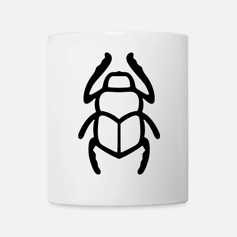 Scarab hieroglyph - Mug - white