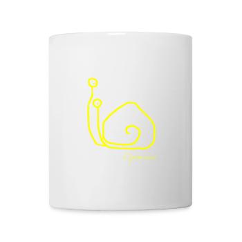 Escargotsolomeeting - Singleescargot - Mug blanc - blanc - Devant