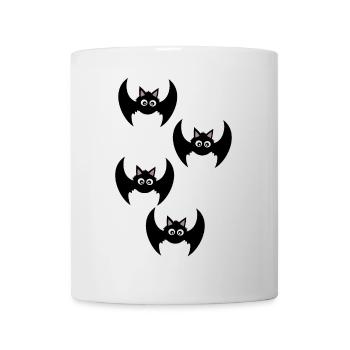 Halloween T-shirt Bat Spooky Cute Shirt - Mug - white - Front
