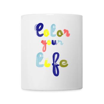 color your life - Mug - white - Front