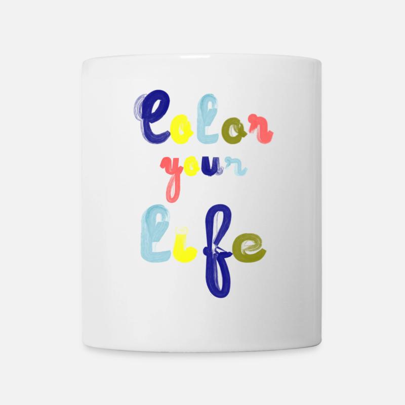 color your life - Mug - white