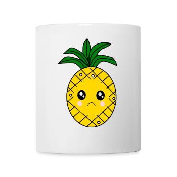 Ananas Kawaii Fruits Kawaii Fruits Kawaii - Mug blanc - blanc - Devant