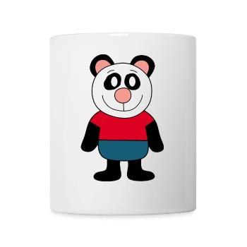 Panda Panda Ours Ours Ours Visage Ours Yeux mignons - Mug blanc - blanc - Devant