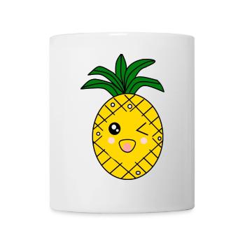 Pineapple Summer T-shirt - Mug - white - Front