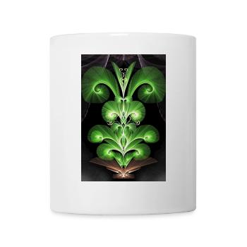 Königlicher Zauberfarn Lebensenergie Motivation - Tasse - Weiß - Vorne
