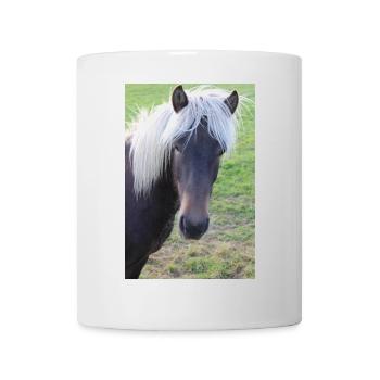 Pferd Pferdeposter - Tasse - Weiß - Vorne