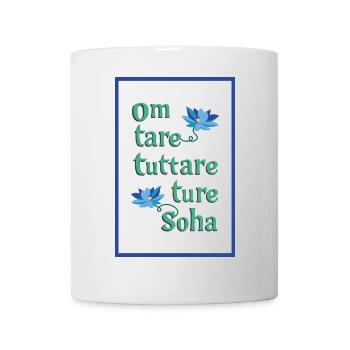 Om Tare Tuttare Ture Soha - white - Mug - white - Front