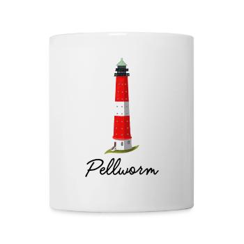 Pellworm, iconic lighthouse, German North Sea - Mug - white - Front