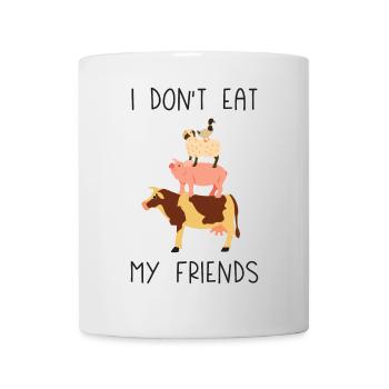 I Don't Eat My Friends - Mug - white - Front
