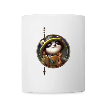 Niedlicher Panda mit kleinen Feen - Tasse - Weiß - Vorne