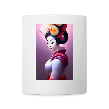 Geisha 9 - Tasse - Weiß - Vorne