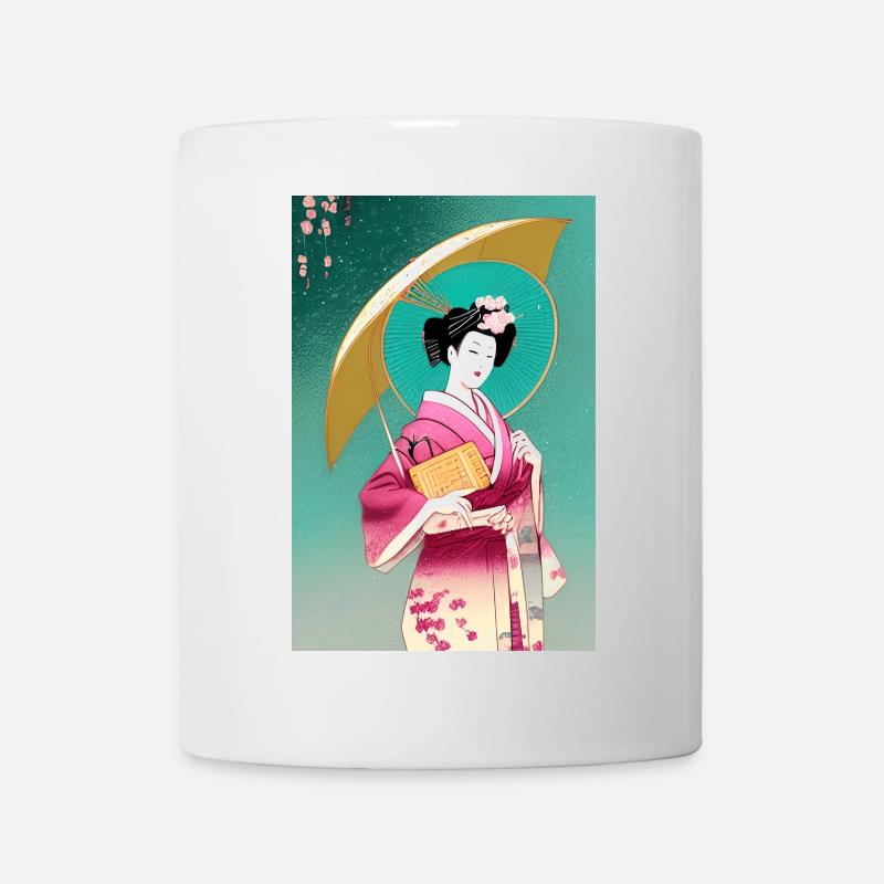 Geisha 2 - Mug blanc - blanc