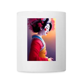 Geisha 8 - Tasse - Weiß - Vorne