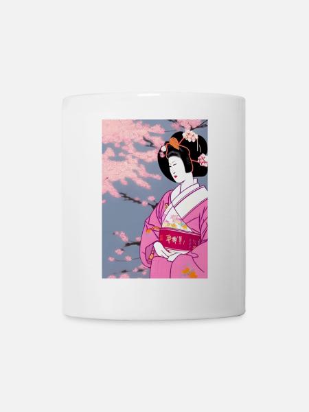 Geisha 3 - Mug blanc - blanc