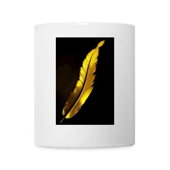 Feder - Tasse - Weiß - Vorne