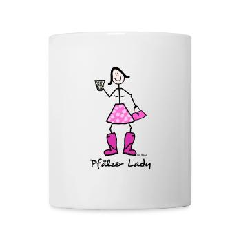 Pfälzer Lady - Tasse - Weiß - Vorne