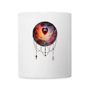 Das Herz des Universums - Tasse - Weiß - Vorne