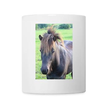 Pferd Pferdeposter - Tasse - Weiß - Vorne