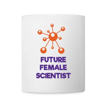 Zukünftige Wissenschaftlerin - Tasse - Weiß - Vorne