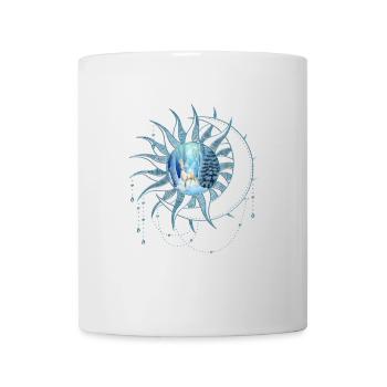 Merveilleux rennes fantastiques dans un paysage hivernal - Mug blanc - blanc - Devant