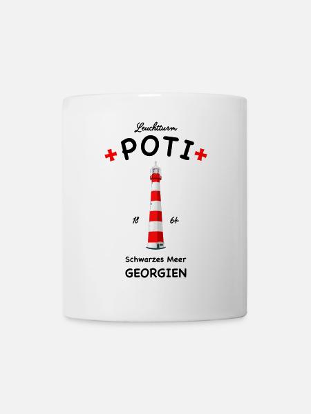 Georgien, Leuchtturm Poti, Schwarzes Meer - Tasse - Weiß