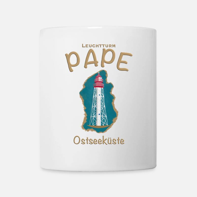 Lettland Leuchtturm Pape, Ostsee, - Tasse - Weiß