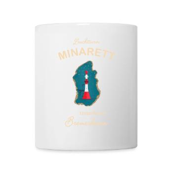 Bremerhaven, lighthouse underfire, minaret, - Mug - white - Front
