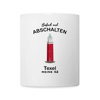 TexeL, Leuchtturm Eierland - Tasse - Weiß - Vorne